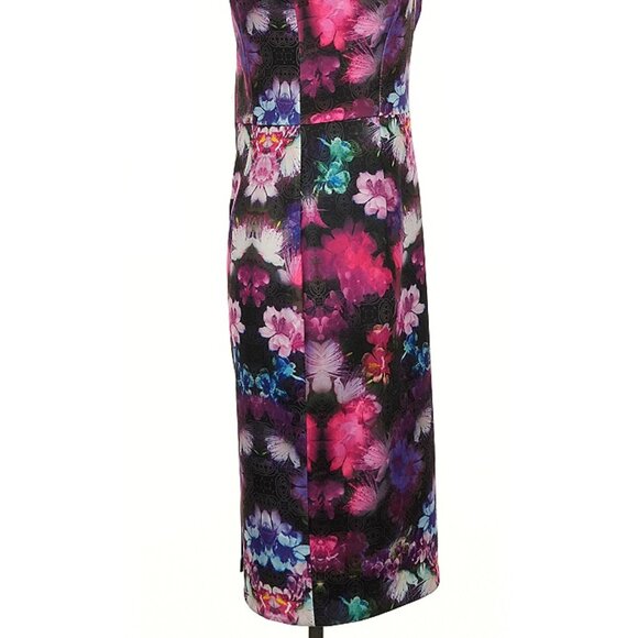 NWT Betsey Johnson bright floral print dress, size 6 - Picture 6 of 8